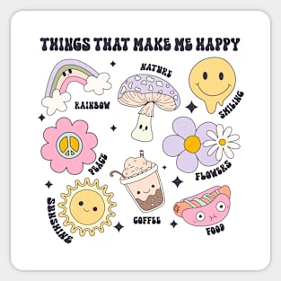 Things That Make Me Happy Sticker